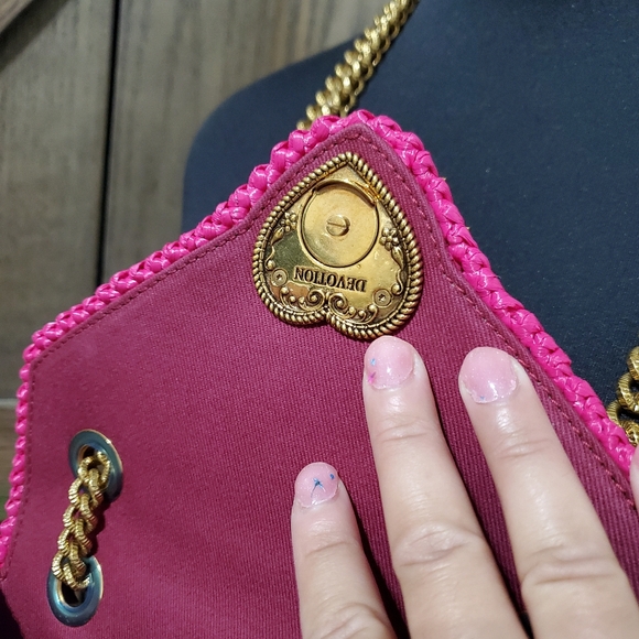 Dolce & Gabbana Devotion Raffia Bag - Picture 7 of 12